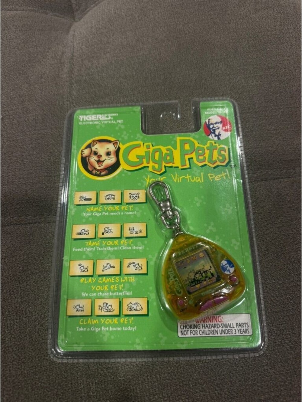 Giga Pets KFC Cyberkitty Tiger Electronics 1997 Sealed NEW